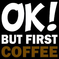 Ok! But First Coffee Wool Snapback Cap