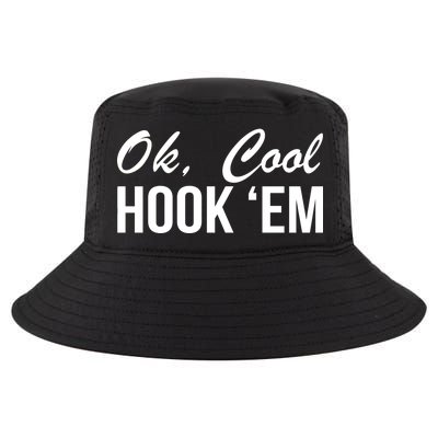 Ok Cool Hook'Em Texas Hook Em Cool Comfort Performance Bucket Hat