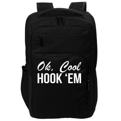 Ok Cool Hook'Em Texas Hook Em Impact Tech Backpack