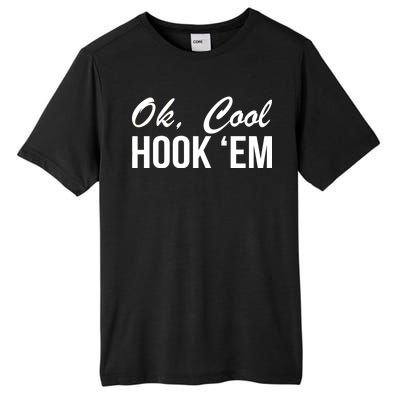 Ok Cool Hook'Em Texas Hook Em Tall Fusion ChromaSoft Performance T-Shirt