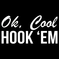 Ok Cool Hook'Em Texas Hook Em Drawstring Bag