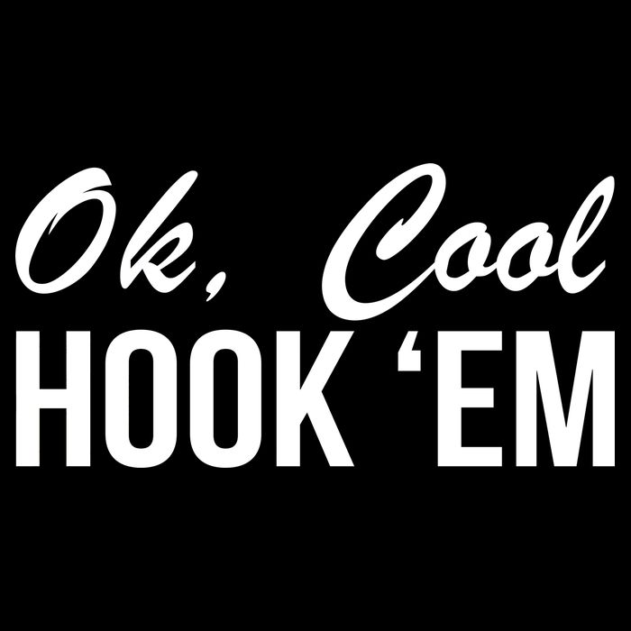 Ok Cool Hook'Em Texas Hook Em Drawstring Bag