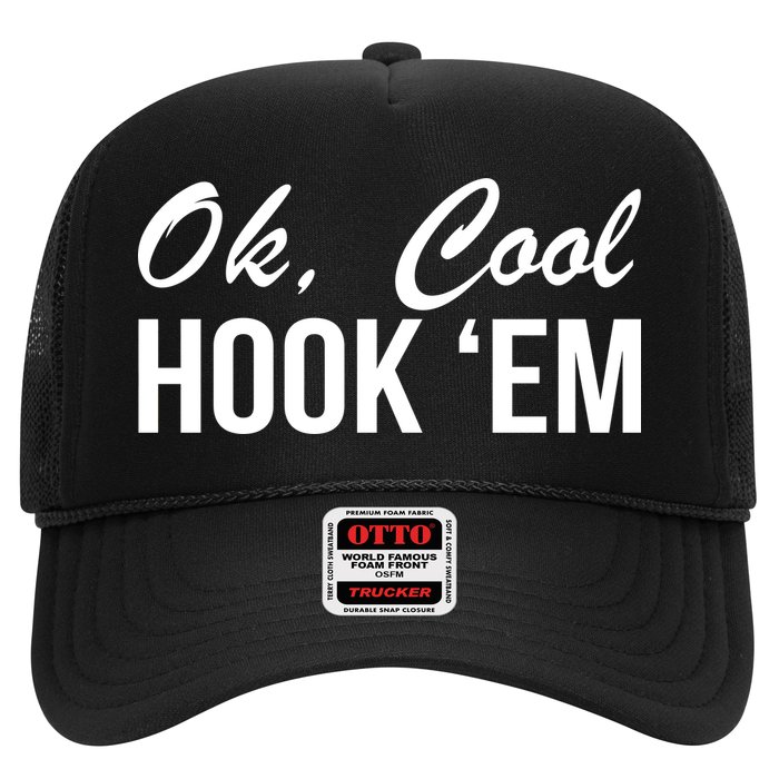 Ok Cool Hook'Em Texas Hook Em Trucker Hat