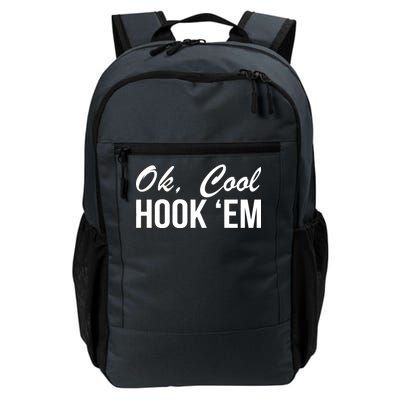 Ok Cool Hook'Em Texas Hook Em Daily Commute Backpack