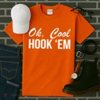 Ok Cool Hook'Em Texas Hook Em Tall T-Shirt