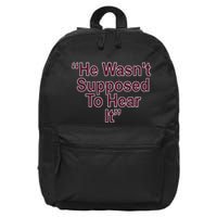 Orion Kerkering Atta Boy Harper He Wasn’T Supposed To Hear It 16 in Basic Backpack