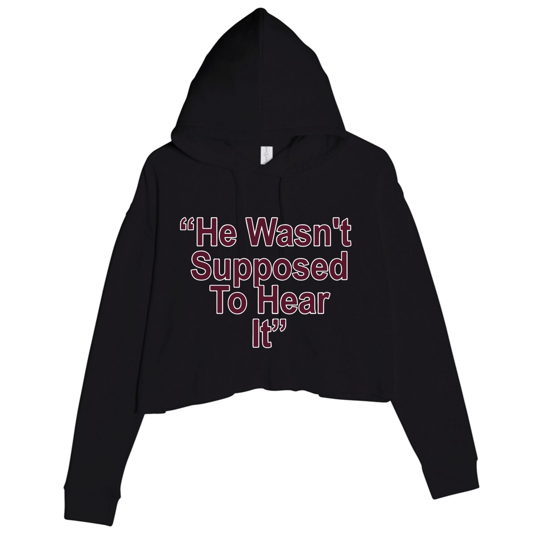 Orion Kerkering Atta Boy Harper He Wasn’T Supposed To Hear It Crop Fleece Hoodie