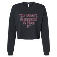 Orion Kerkering Atta Boy Harper He Wasn’T Supposed To Hear It Cropped Pullover Crew