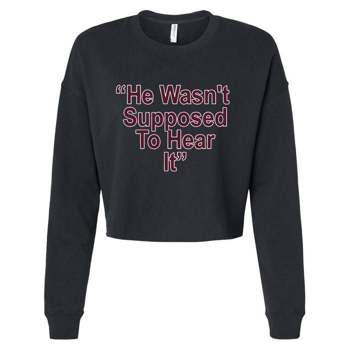 Orion Kerkering Atta Boy Harper He Wasn’T Supposed To Hear It Cropped Pullover Crew