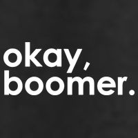 Okay, Boomer Millennial meme 7 Panel Mesh Trucker Snapback Hat