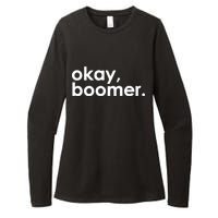 Okay, Boomer Millennial meme Womens CVC Long Sleeve Shirt