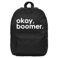 Okay, Boomer Millennial meme 16 in Basic Backpack