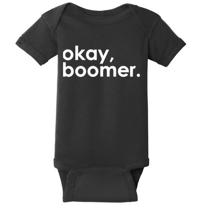 Okay, Boomer Millennial meme Baby Bodysuit
