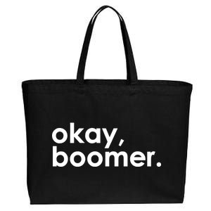 Okay, Boomer Millennial meme Cotton Canvas Jumbo Tote