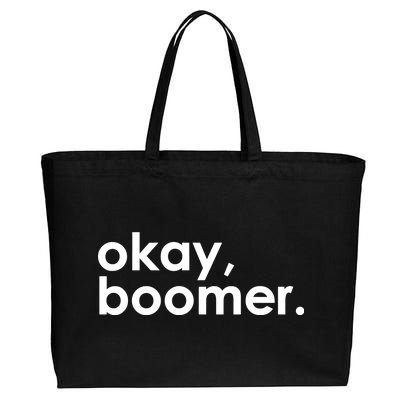 Okay, Boomer Millennial meme Cotton Canvas Jumbo Tote