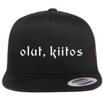 Olut Kiitos Beer Please Finnish Language Finland Flatbill Hat