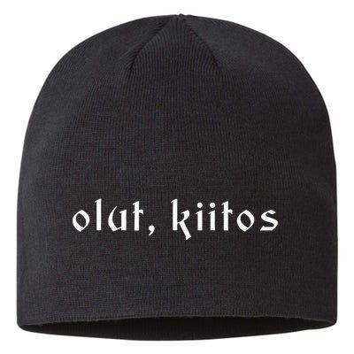 Olut Kiitos Beer Please Finnish Language Finland Sustainable Beanie