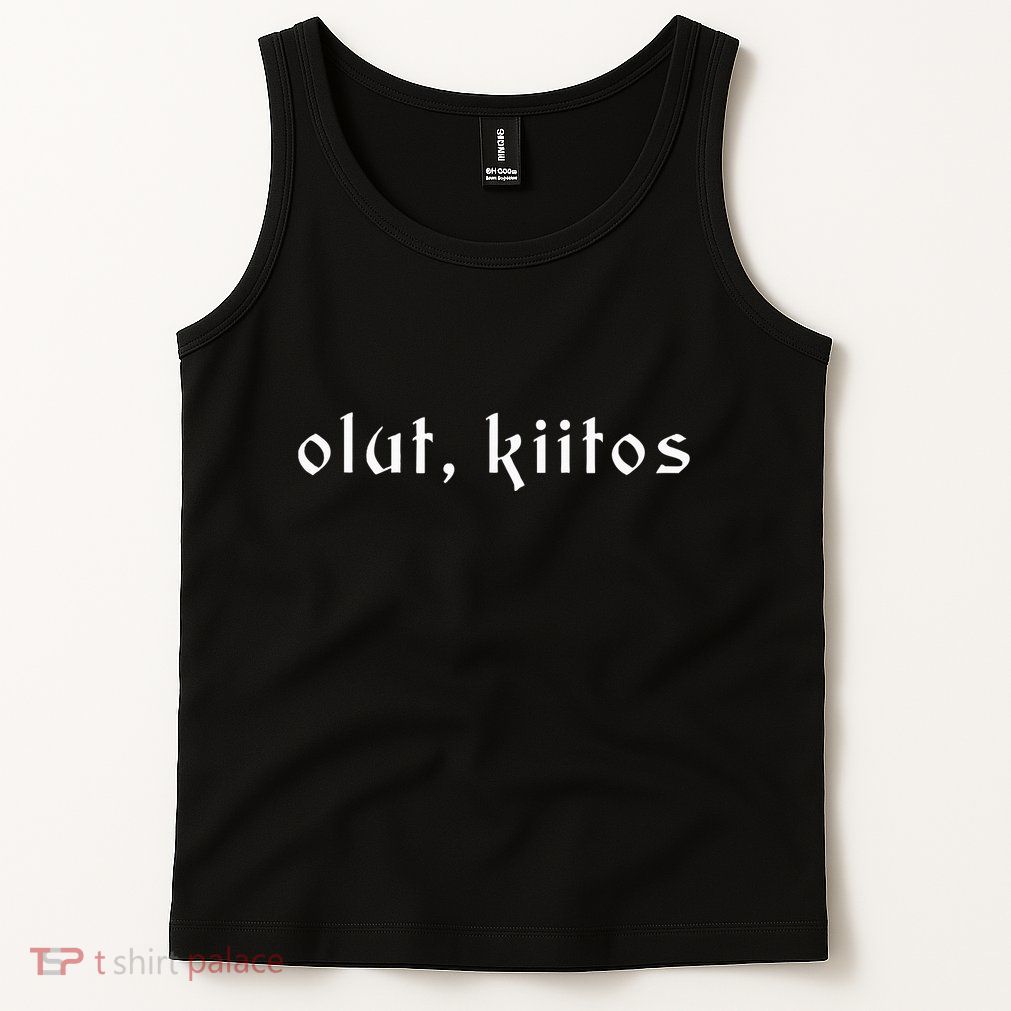 Olut Kiitos Beer Please Finnish Language Finland Tank Top