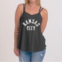 Original Kansas City Retro Vintage Blue KC Local Standard Women's Strappy Tank