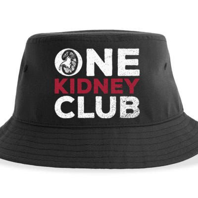 One Kidney Club Quote For A Kidney Donor Sustainable Bucket Hat