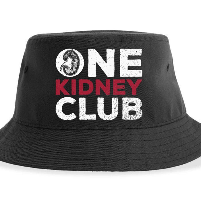 One Kidney Club Quote For A Kidney Donor Sustainable Bucket Hat