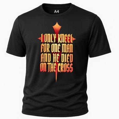 Only Kneel For The One Man Jesus Performance Shirt