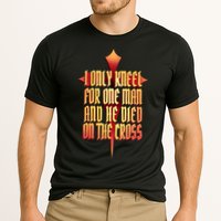 Only Kneel For The One Man Jesus Performance Shirt