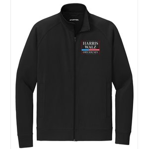 Obviously Kamala Harris Tim Walz 2024 Stretch Full-Zip Cadet Jacket