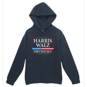 Obviously Kamala Harris Tim Walz 2024 Urban Pullover Hoodie