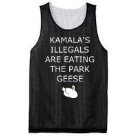 Oldrowswig KamalaS Illegals Are Eating The Park Geese Goose Mesh Reversible Basketball Jersey Tank