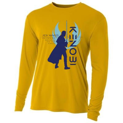 Obiwan Kenobi Jedi Master Poster Cooling Performance Long Sleeve Crew