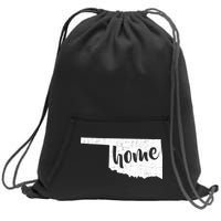 Oklahoma Home State Sweatshirt Cinch Pack Bag