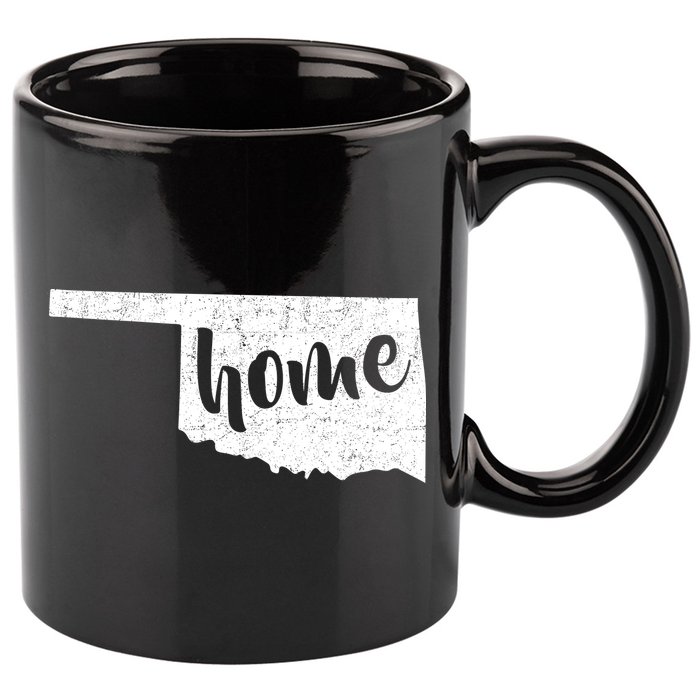 Oklahoma Home State 11oz C Handle Ceramic Mug