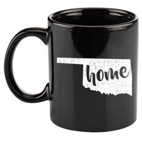Oklahoma Home State 11oz C Handle Ceramic Mug