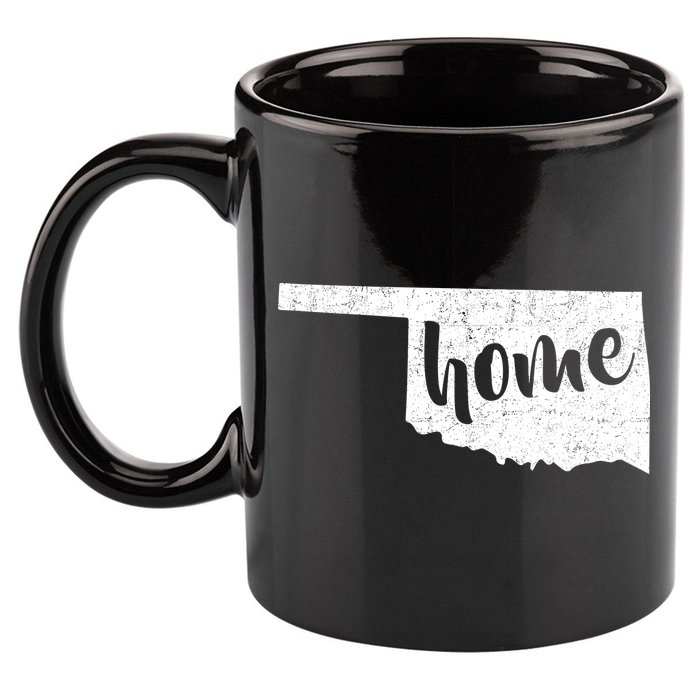 Oklahoma Home State 11oz C Handle Ceramic Mug