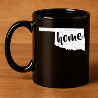 Oklahoma Home State 11oz C Handle Ceramic Mug