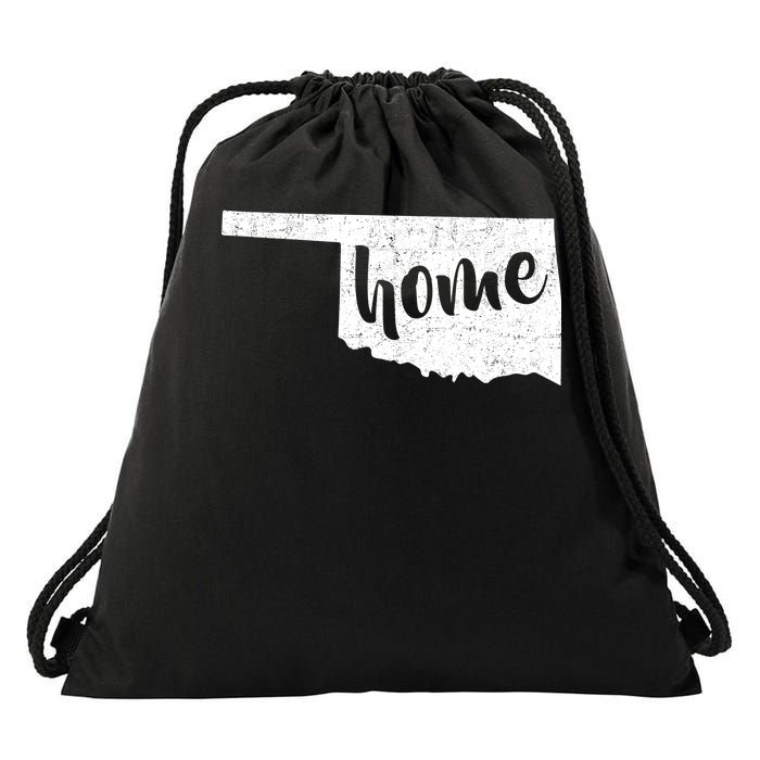 Oklahoma Home State Drawstring Bag