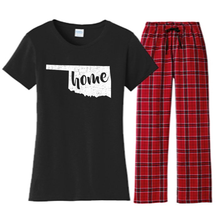 Oklahoma Home State Women's Flannel Pajama Set