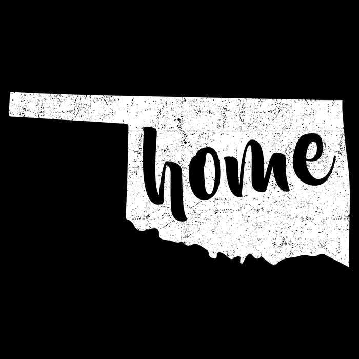 Oklahoma Home State Flat Bill Trucker Hat