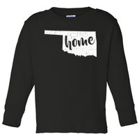 Oklahoma Home State Toddler Long Sleeve Shirt