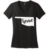 Oklahoma Home State Women's V-Neck T-Shirt