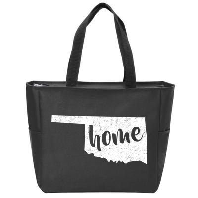 Oklahoma Home State Zip Tote Bag