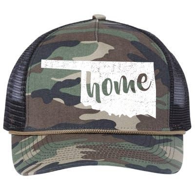 Oklahoma Home State Retro Rope Trucker Hat Cap