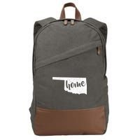 Oklahoma Home State Cotton Canvas Backpack
