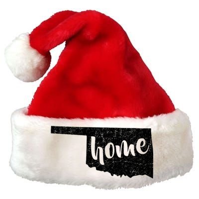 Oklahoma Home State Premium Christmas Santa Hat