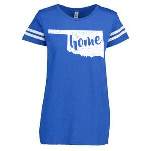 Oklahoma Home State Enza Ladies Jersey Football T-Shirt