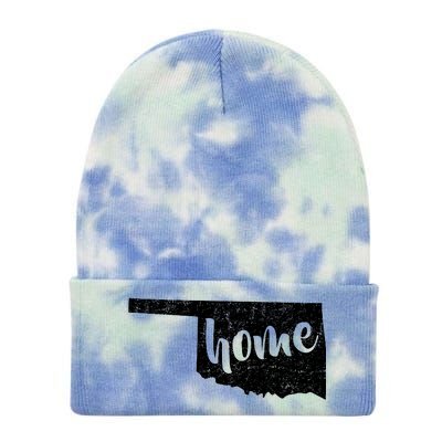 Oklahoma Home State Tie Dye 12in Knit Beanie