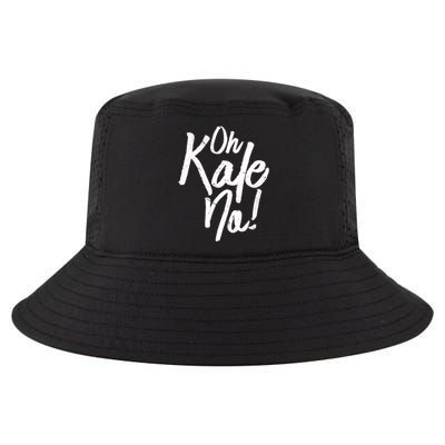 Oh Kale No Raw Veggie Vegan Pun Power Message Graphic Print Gift Cool Comfort Performance Bucket Hat