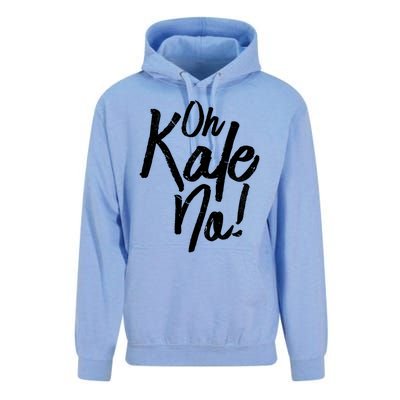 Oh Kale No Raw Veggie Vegan Pun Power Message Graphic Print Gift Unisex Surf Hoodie