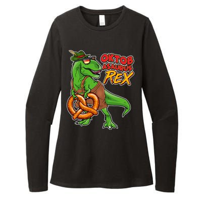 Oktob-Asaurus Rex Womens CVC Long Sleeve Shirt